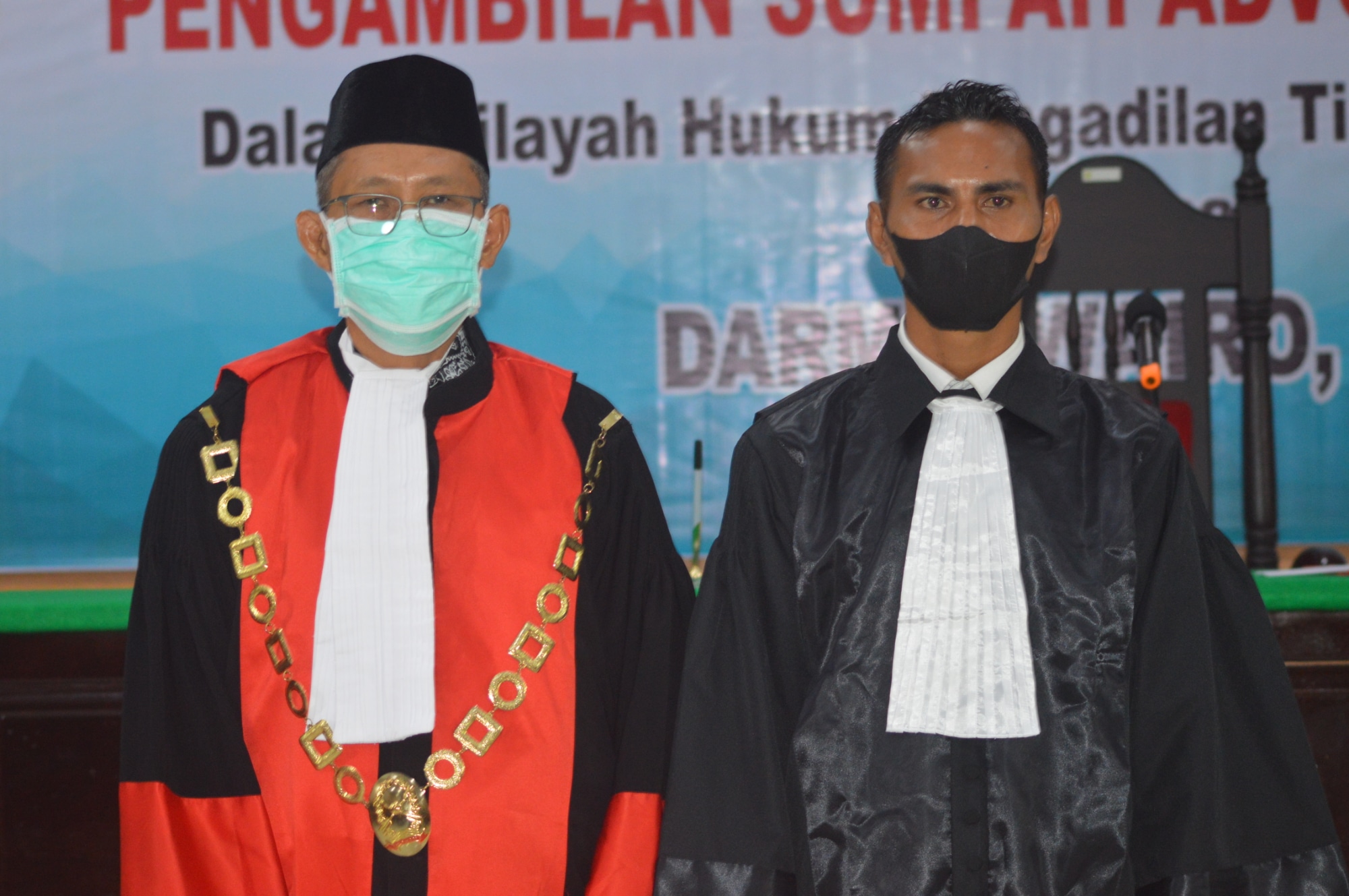 Pengambilan Sumpah Advokat dari Perkumpulan Advokat dan Pengacara Nusantara (PERADAN)